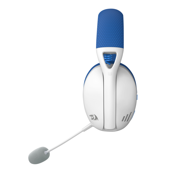 Auriculares Gamer Inalámbricos Blanco con Azul Ire Redragon