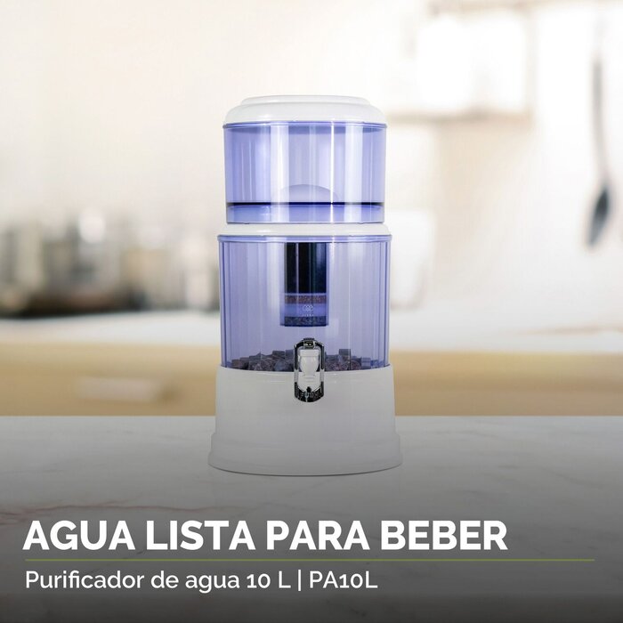Purificador de Agua 10 Lt. con Filtro de Carbón Activado- Avera