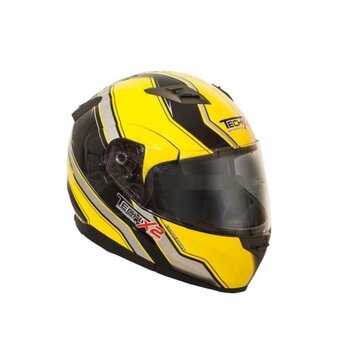 Casco Techx2 FF953 Abatible Negro/Amarillo Talla Extra Grande