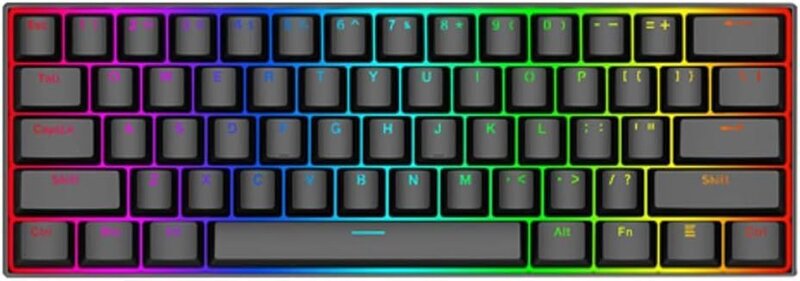 Teclado Gamer Mecánico 60% Dragonborn Compacto Redragon K630RGB