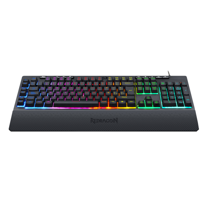 Teclado Gamer Membrana Full Size Shiva Negro Redragon