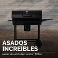 Asador de Carbón Tipo Tambor con Ruedas Avera ACB02