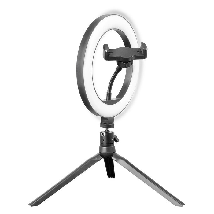 Aro de Luz Led Cálida y Blanca con Tripie