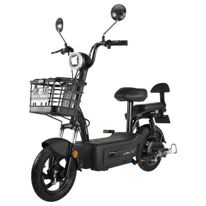 Motobici Eléctrica Color Negro Honey Whale U3S