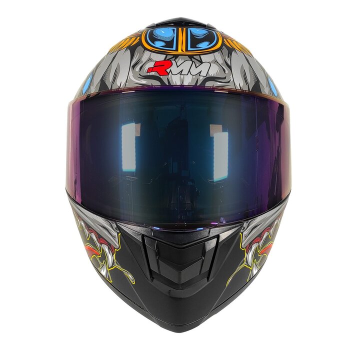 Casco God Warrior Mica Tornasol Y Lente Interno Talla: G