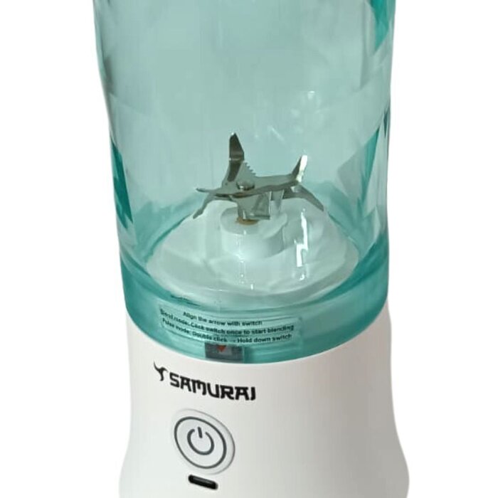 Licuadora Samurai Portátil 600ml Blanca