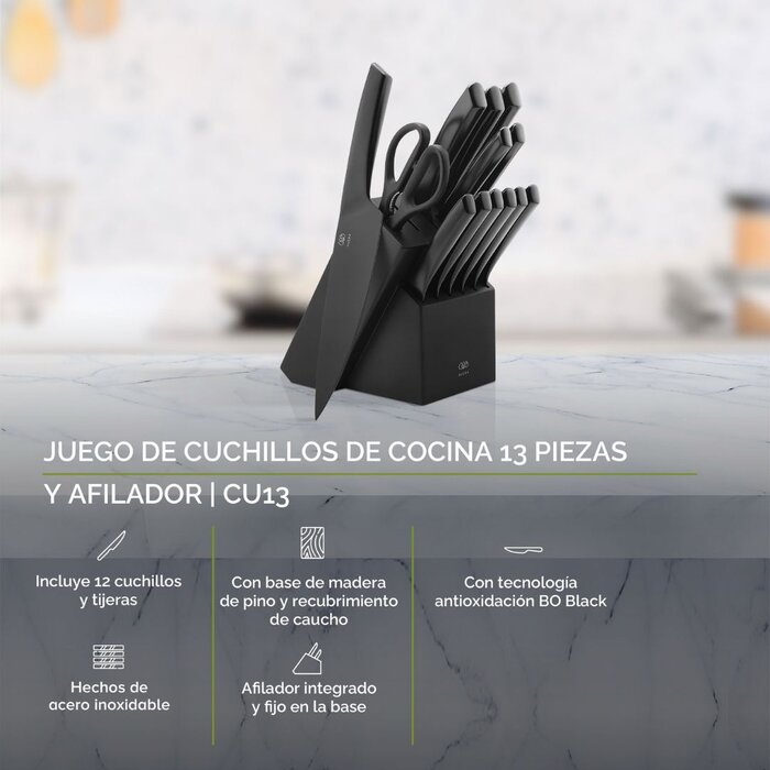 Juego de Cuchillos con 13 piezas Avera CU13