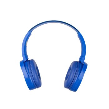 Audífonos Bluetooth Manos Libres Acabados Metálicos Azul Mitzu