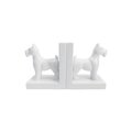 Bookend Blanco de Perro Schnauzer de Cerámica Love & Lemons