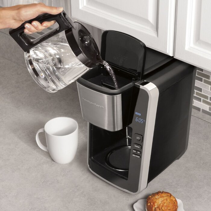 Cafetera 12 Tazas Hamilton Beach Easy Access Deluxe 46320