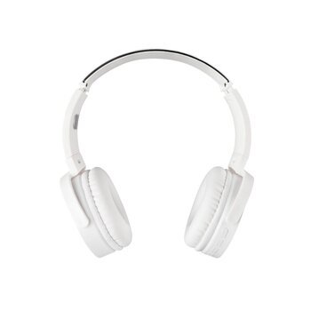 Audífonos Bluetooth Manos Libres Acabados Metálicos Blanco Mitzu