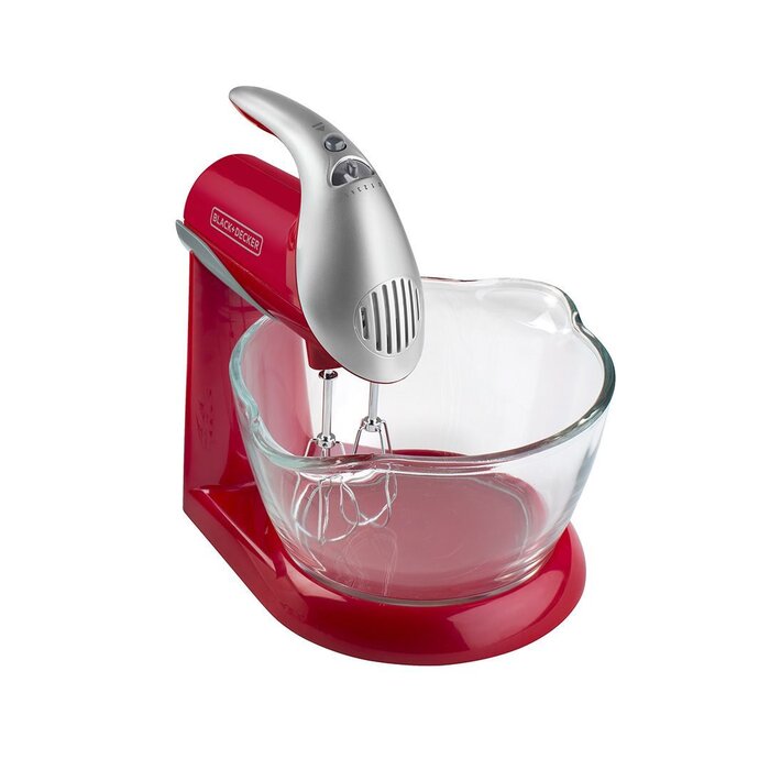 Batidora Roja de Pedestal Black+Decker_ 250 Watts