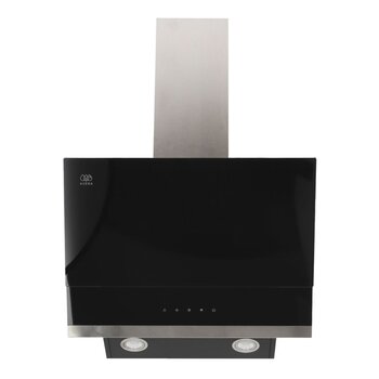 Campana de Pared Negra Vidrio Templado 60 cm Avera CEA60C Campana de Pared Negra Vidrio Templado 60 cm Avera CEA60C