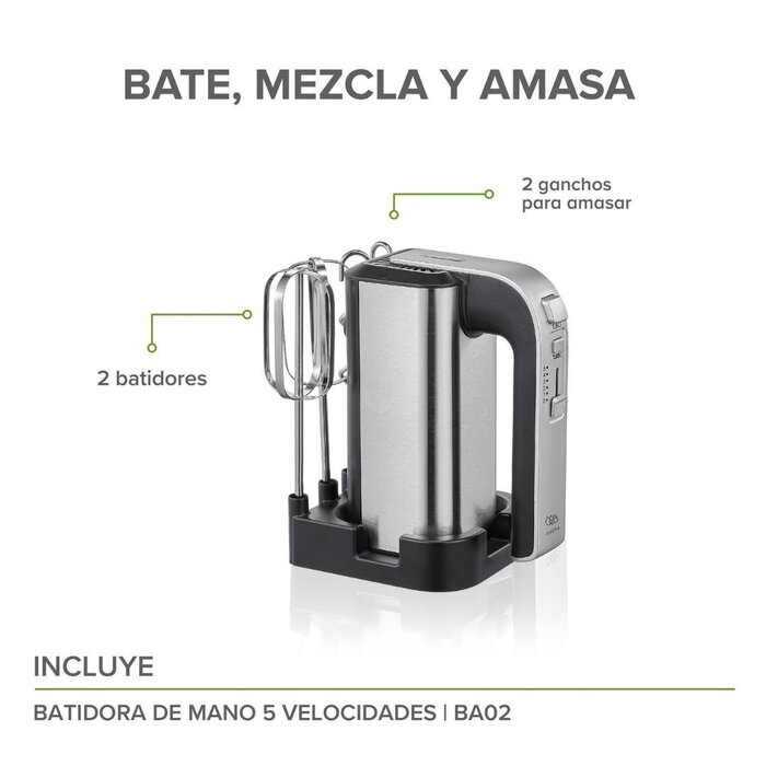 Batidora de Mano 5 Velocidades Avera BA02