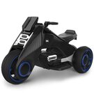 Mini Moto Eléctrica Color Negro Recargable Infantil Honey Whale