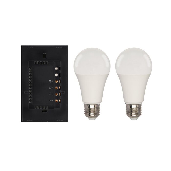 Kit Smart Home Apagador Touch y Focos Smart Green Leaf