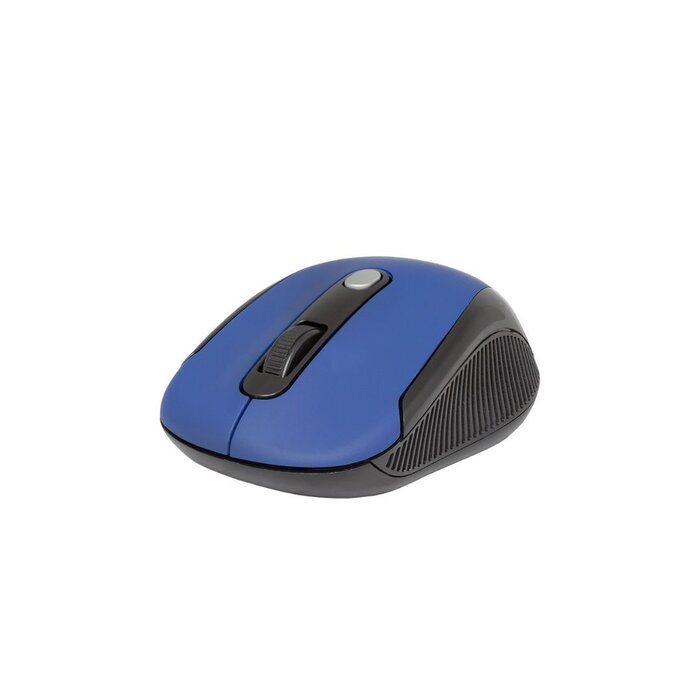 Mouse Inalámbrico Acabado Rubber 1600 Dpis Green Leaf azul