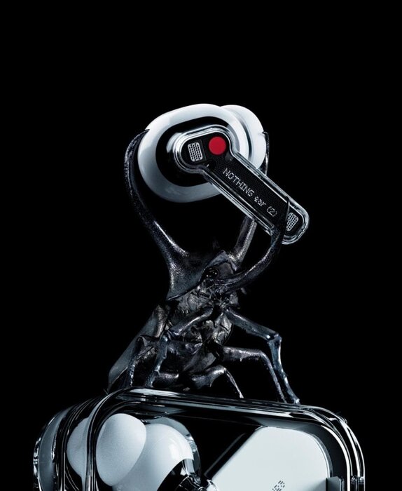 Nothing Ear 2 Buds_ BT_ ANC_ Batt Life 36 Hrs - White