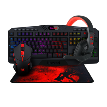 Kit Gamer de Teclado_ Auriculares_ Mouse y Mousepad