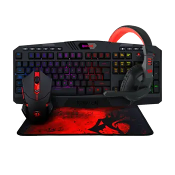 Kit Gamer de Teclado_ Auriculares_ Mouse y Mousepad