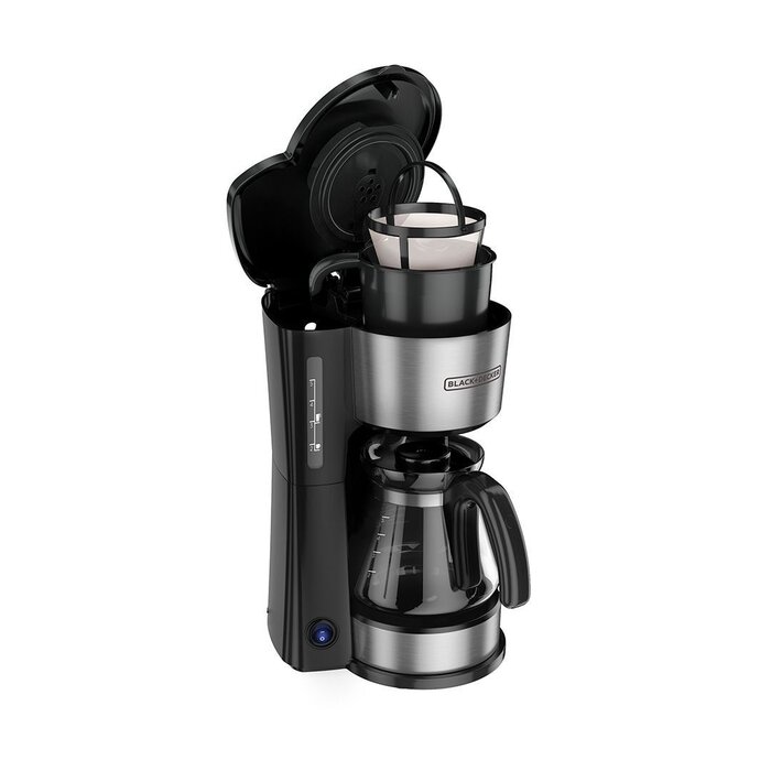 Cafetera 4 en 1 Black+Decker_ incluye termo