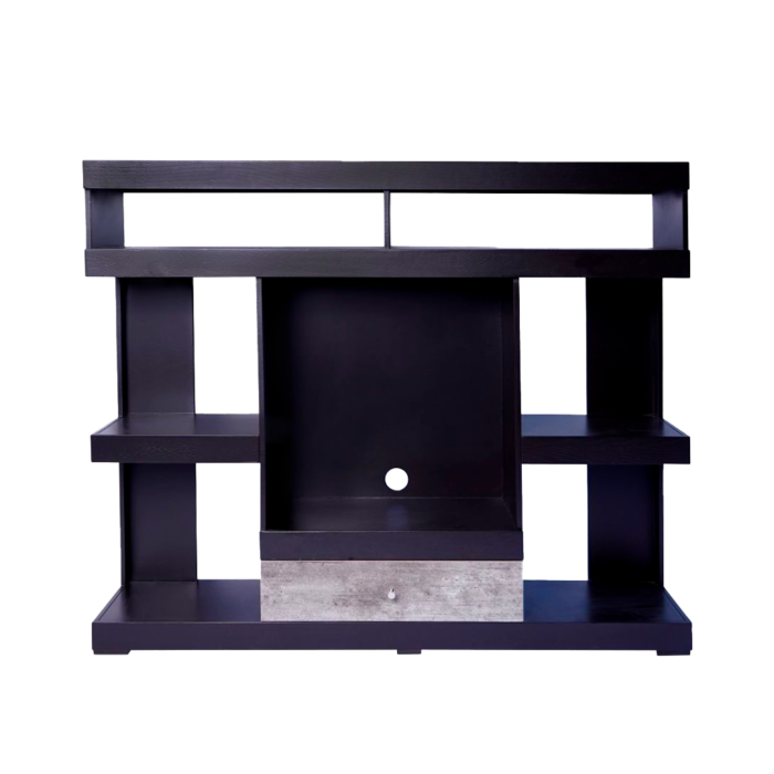 Porta Pantalla Denver Choco/Concreto