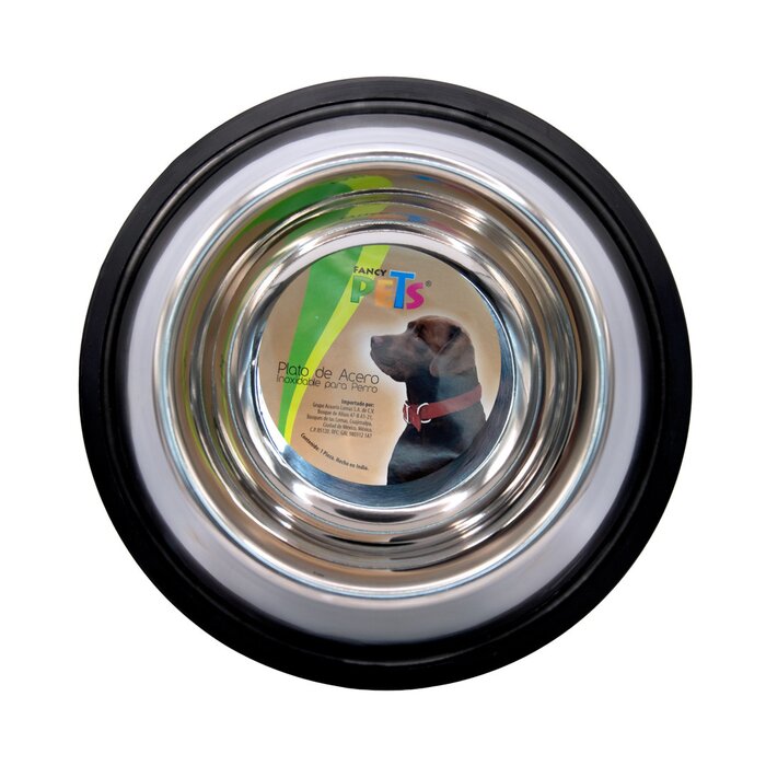 Plato de Acero para Razas con Orejas Largas Fancy Pets