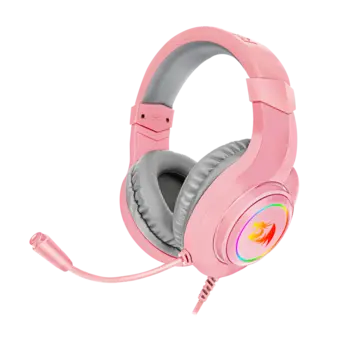 Auriculares Gamer Color Rosa HYLAS Redragon H260P