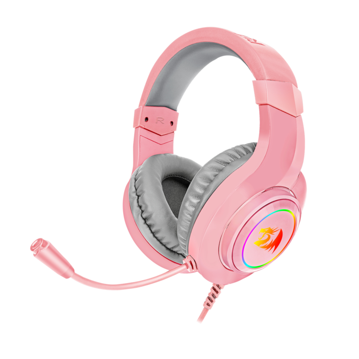 Auriculares Gamer Color Rosa HYLAS Redragon H260P