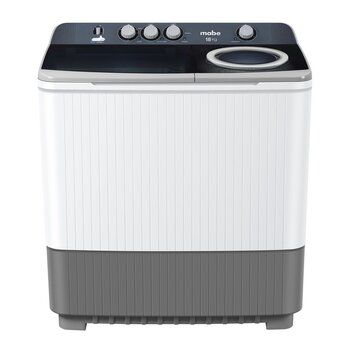 Lavadora Mabe 2 Tinas Plas 18 Kg Bco Gris