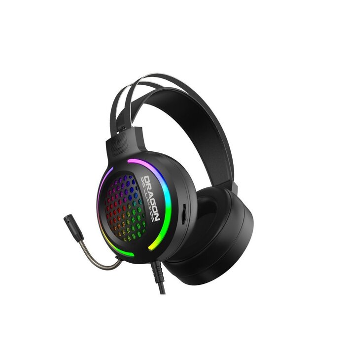 Audífonos Gamer Dragon XT Conexión USB RGB Micrófono