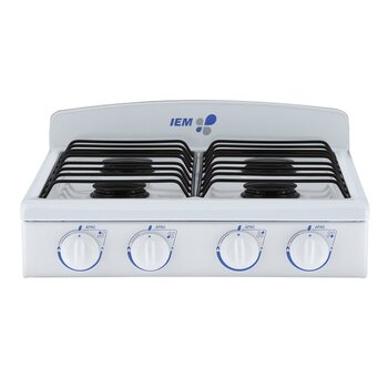 Parrilla Iem Gas 50 cm Blanco