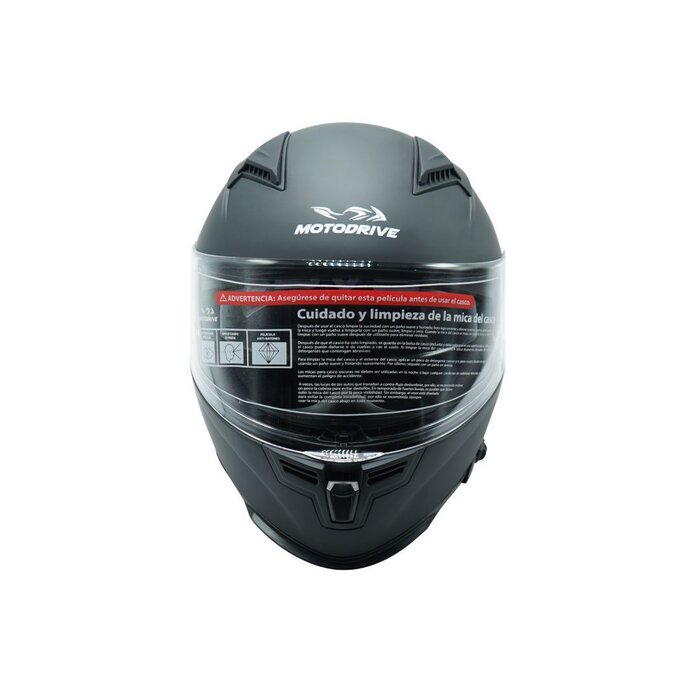 Casco Full Face Double Visor L Negro Mate
