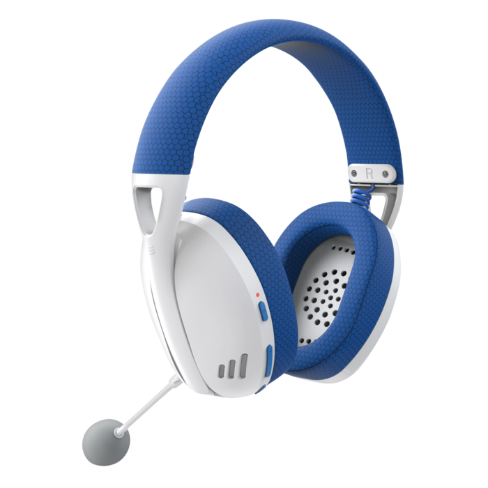Auriculares Gamer Inalámbricos Blanco con Azul Ire Redragon