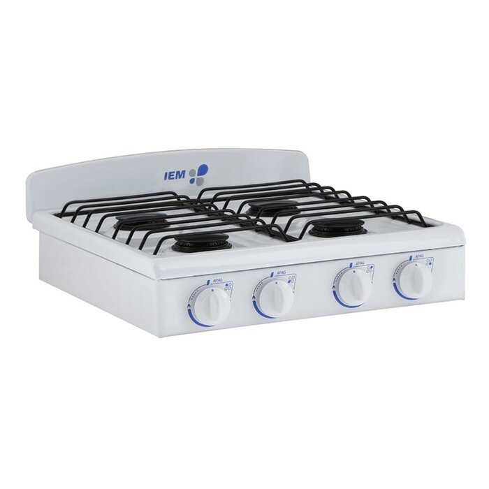 Parrilla Iem Gas 50 cm Blanco