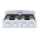 Parrilla Iem Gas 50 cm Blanco