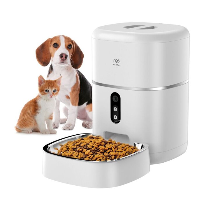 Dispensador Alimento de Mascotas Automático 4 L Avera AM01C