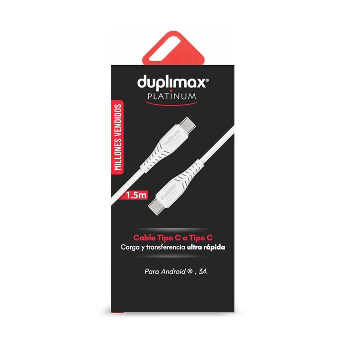 Cable Blanco C a C Duplimax Platinum