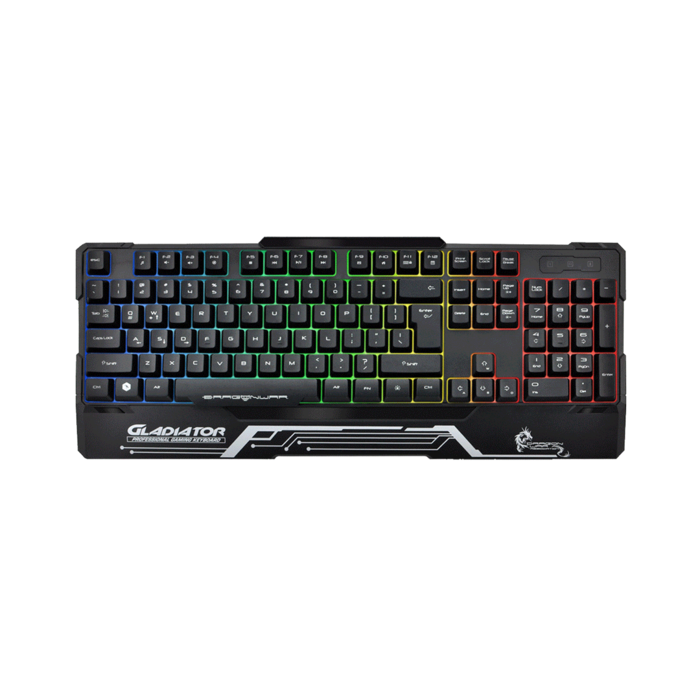 Teclado Gamer Nextep Dragon XT RGB_ Alámbrico_ USB_ Negro