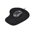 Mousepad Color Negro con Descansa Muñeca