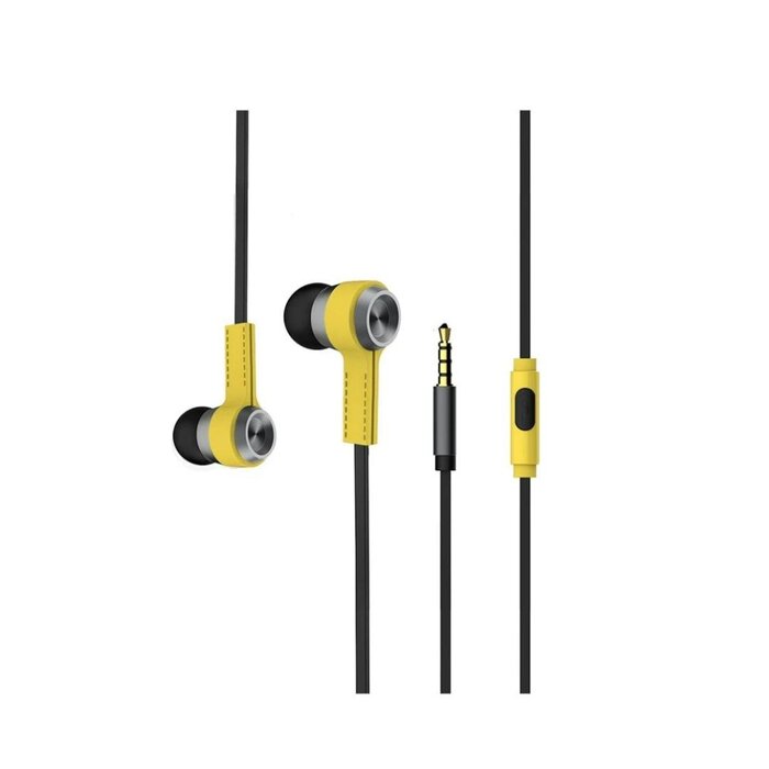 Manos Libres Amarillos Billboard 3.5 mm con Micrófono