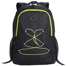Mochila Modelo Ipanema Negro con Verde Peaktour