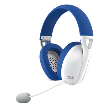 Auriculares Gamer Inalámbricos Blanco con Azul Ire Redragon