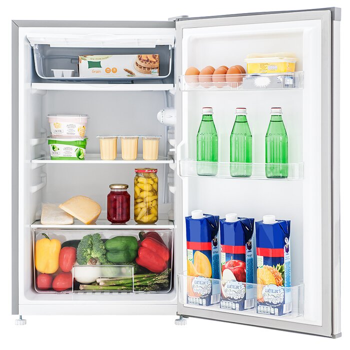 Frigobar Manual 90 L (4 pies) Inoxidable Mabe