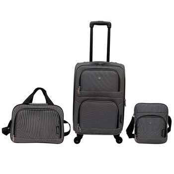 Set de Maleta con Ruedas de 20"_ 1 Maleta Deportiva y Crossbody