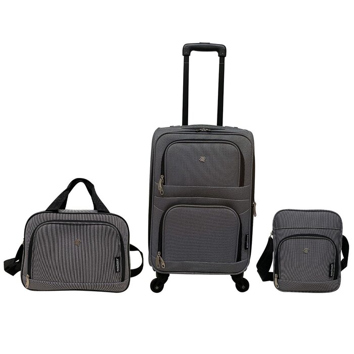 Set de Maleta con Ruedas de 20"_ 1 Maleta Deportiva y Crossbody