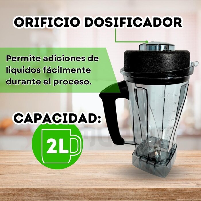 Licuadora Samurai 2L Negra