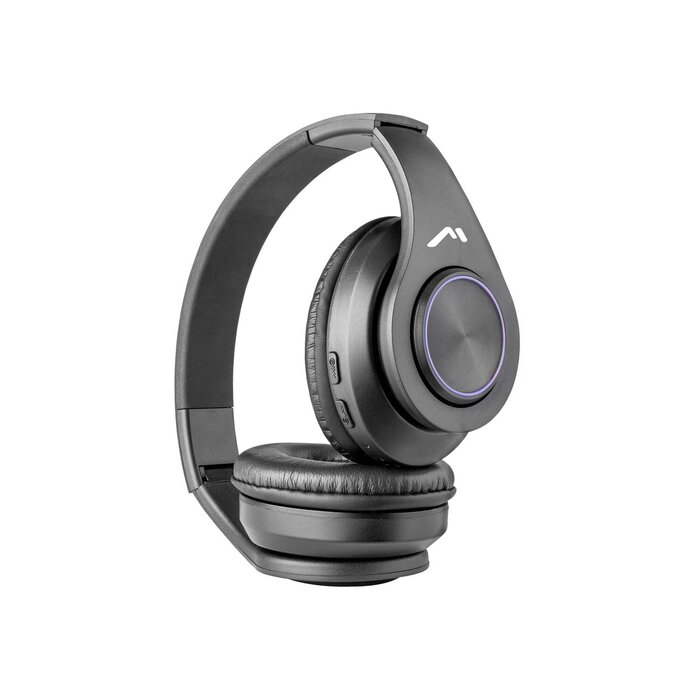 Audífonos inalámbricos con luz led acojinados y antiruido_ negro