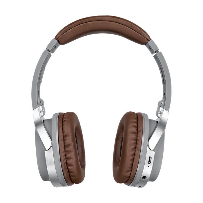 Audífonos Mitzu Plegables con Estuche Gris