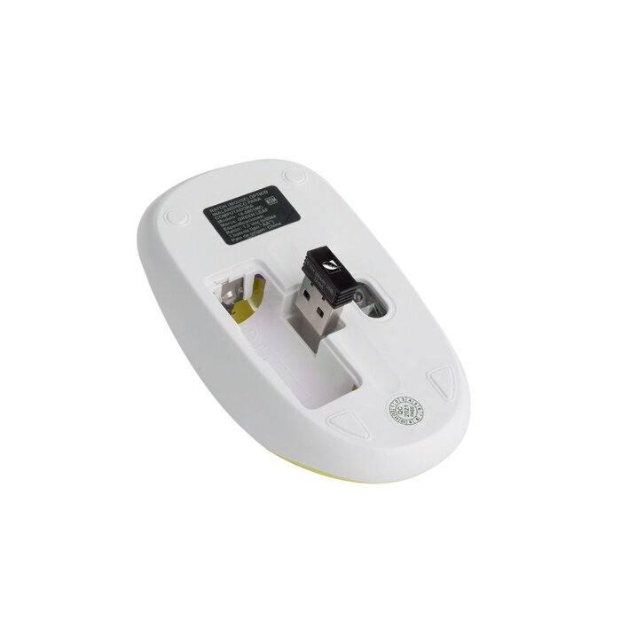 Mouse Inalámbrico Green Leaf 1_000 DPIS Amarillo Green Leaf